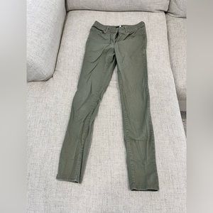 H&M Olive Green Skinny Jeans